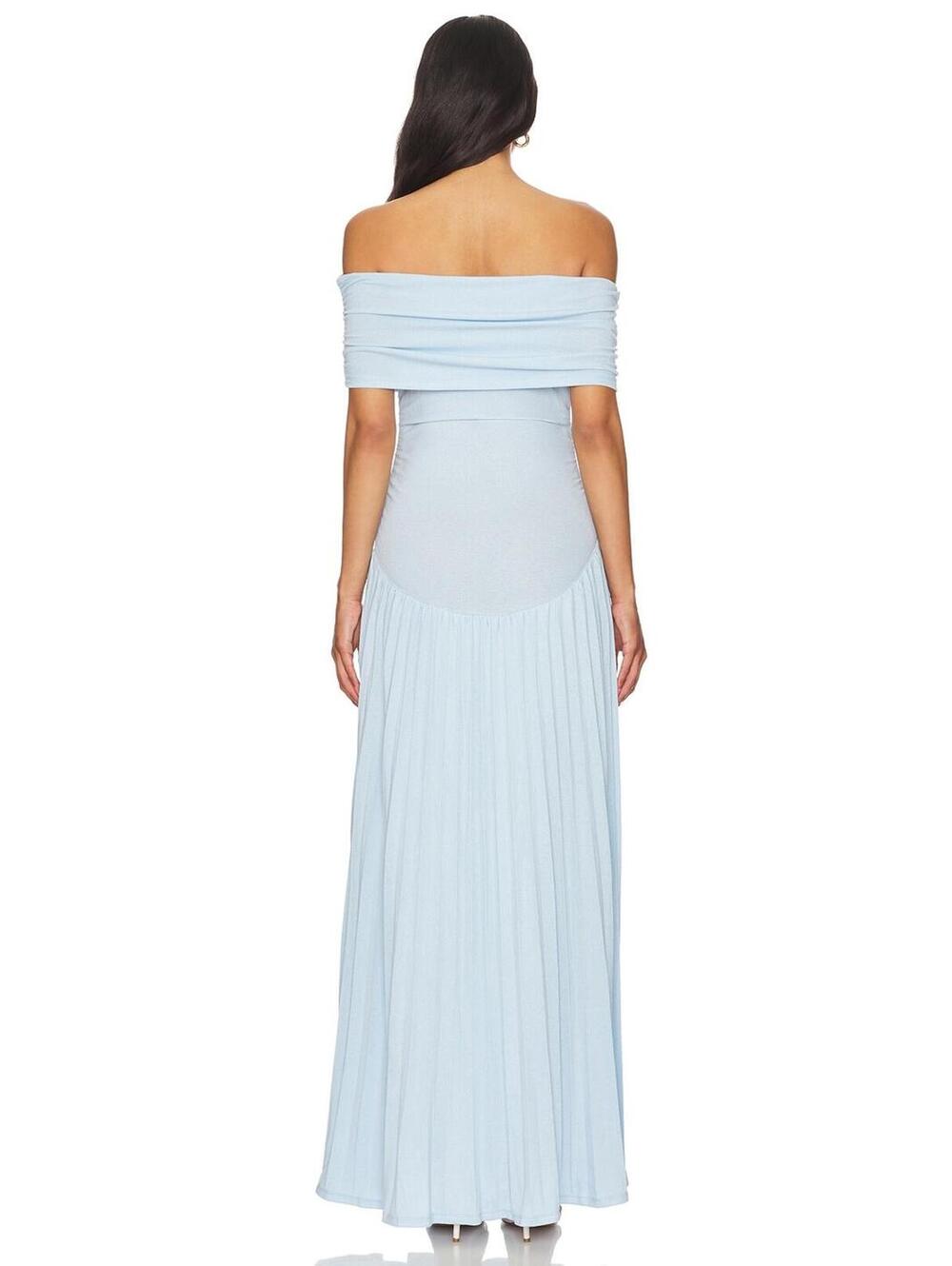 LIONESS Field Of Dreams Dress in Light Blue - Picture 2 of 8